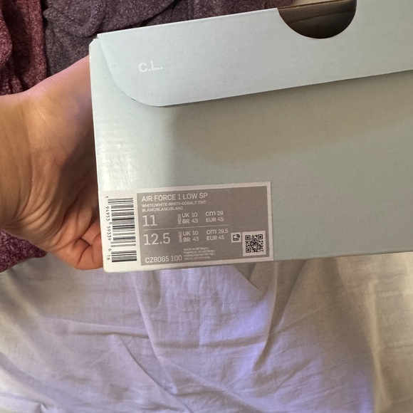 Clb White AF1 size Us 11 - Picture 5 of 5